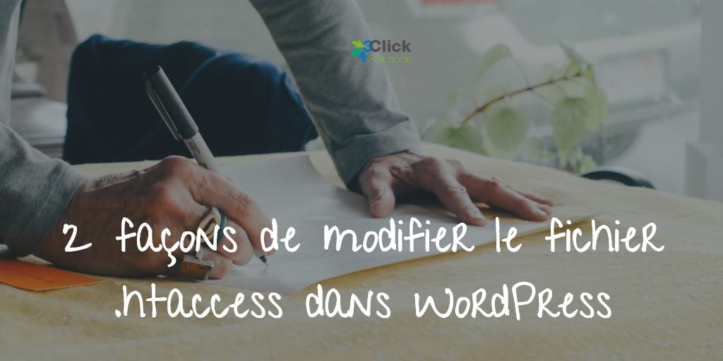 2 façons de modifier le fichier .htaccess dans WordPress