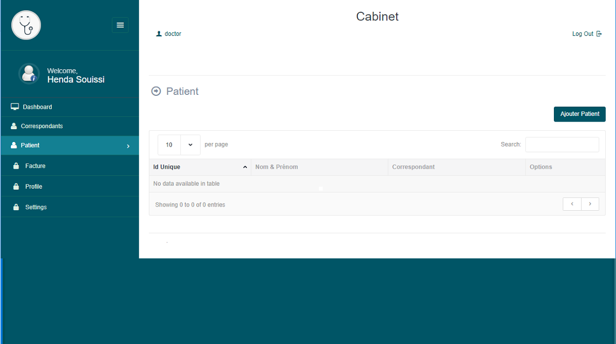 PM Labo Application en ligne pour la gestion des patients